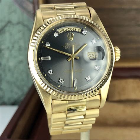 rolex or 18k|vintage Rolex 18k gold day.